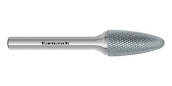 Борфреза твердосплавная Karnasch форма C, 8х20х6х65 мм, насечка HP-3 PRO, без покрытия, арт. 11.4092-020