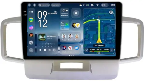 Магнитола для Honda Freed 1, Freed Spike 2008-2016 (планшет сверху) - Teyes CC4-PRO монитор 10.36" 2K QLED на Android 13, Быстрейшая, Snapdragon 778G, ИИ, CarPlay, DSP, 4G SIM-слот
