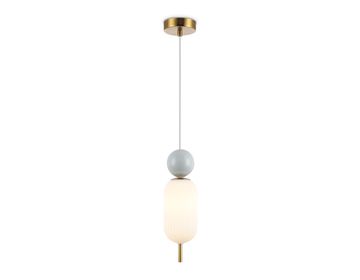 Подвесной светильник 1*G9 LH53101 BS/GR/FR латунь/серый/белый матовый High Light Ceramo Modern Ambrella