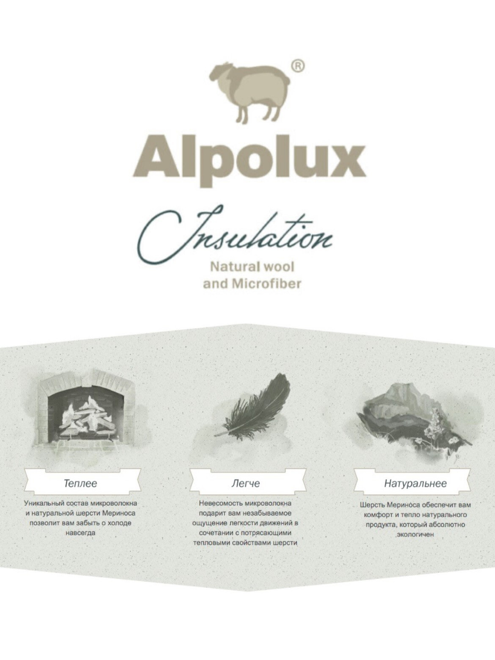 Пуховик миди на утеплителе Alpolux