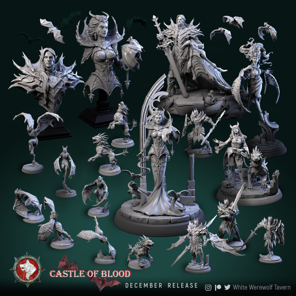 214White Werewolf Tavern миниатюра для dnd, днд, pathfinder, фентези, Настольная игра, НРИ, Варгейм, РПГ