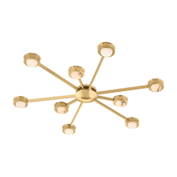 Corbett Amon Flush Mount, 102 cm, Vintage Bronze