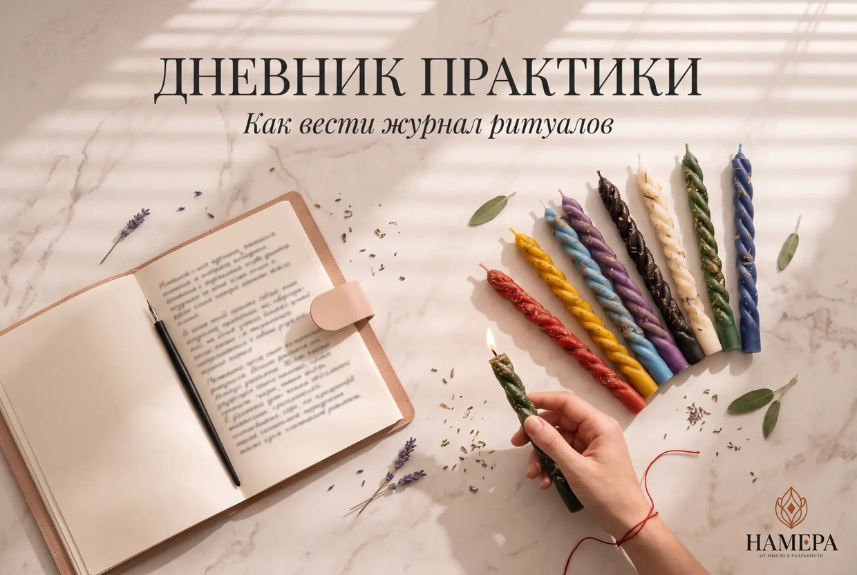 Дневник практики: как вести журнал ритуалов. Гид НАМЕРА