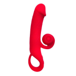 Малиновый вибратор-кролик 20см Bior Toys Erowoman-Eroman EE-10287