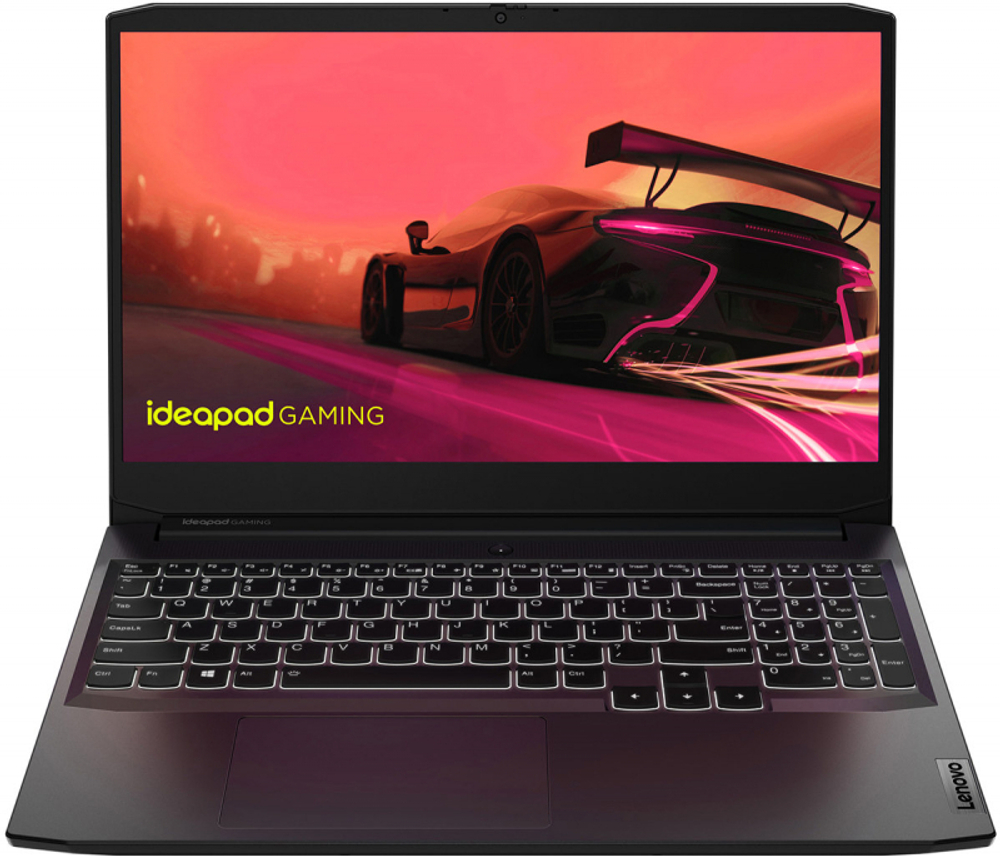 Ноутбук Lenovo IdeaPad Gaming 3-15 15.6" 1920x1080 (Full HD), Intel Core i5 11300H, 3100 МГц, 8 Гб DDR4, 512 Гб SSD, GeForce RTX 3050 4096 Мб, Wi-Fi, Bluetooth, Cam, Windows 11 Home, чёрный 82K100Y6RU
