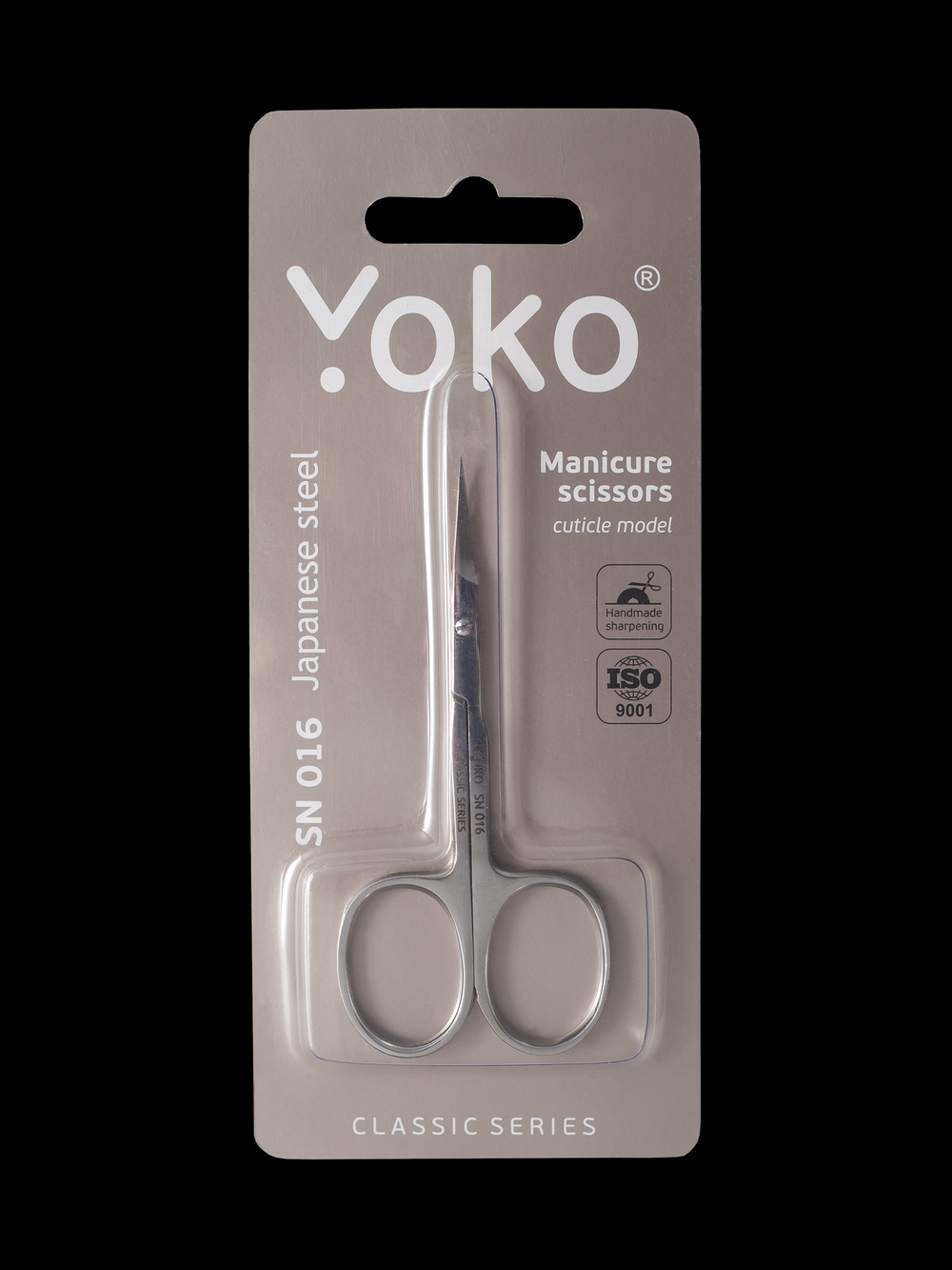 Закруглённые маникюрные ножницы Yoko SN 016 для кутикулы