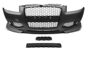 Бампер передний RS STYLE BLACK для AUDI A3 8P