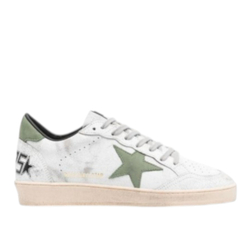 Мужские кеды Ball Star with silver Swarovski micro-crystal star and metallic silver leather heel tab