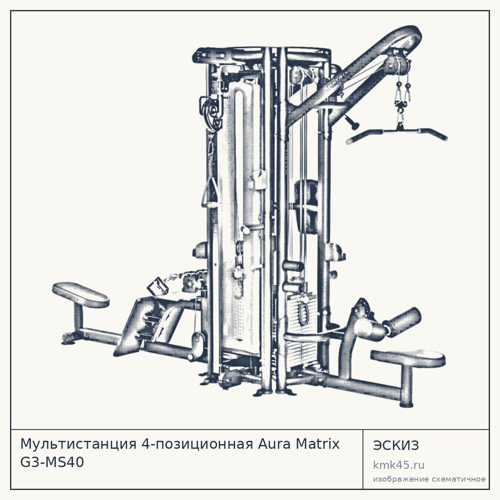 Мультистанция 4-позиционная Aura Matrix G3-MS40 — от 1 090 000 ₽