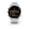 Умные часы Garmin Forerunner 570 - 42 мм Алюминий облачно-голубой с полупрозрачным ремешком белого/облачно голубого цвета