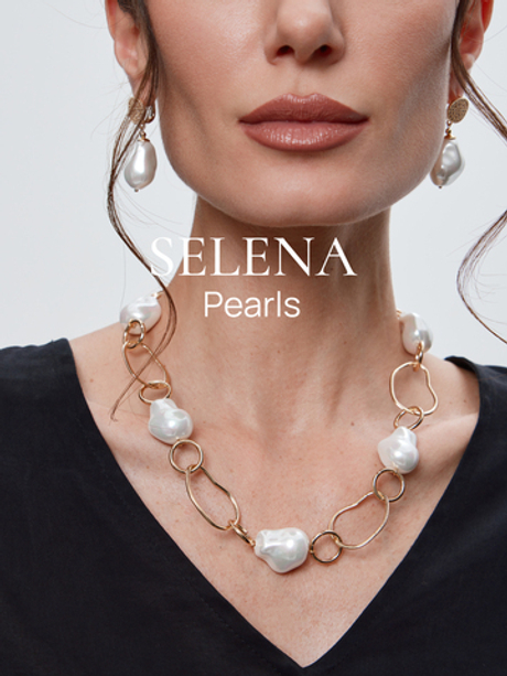 91004451 Колье Selena Pearls