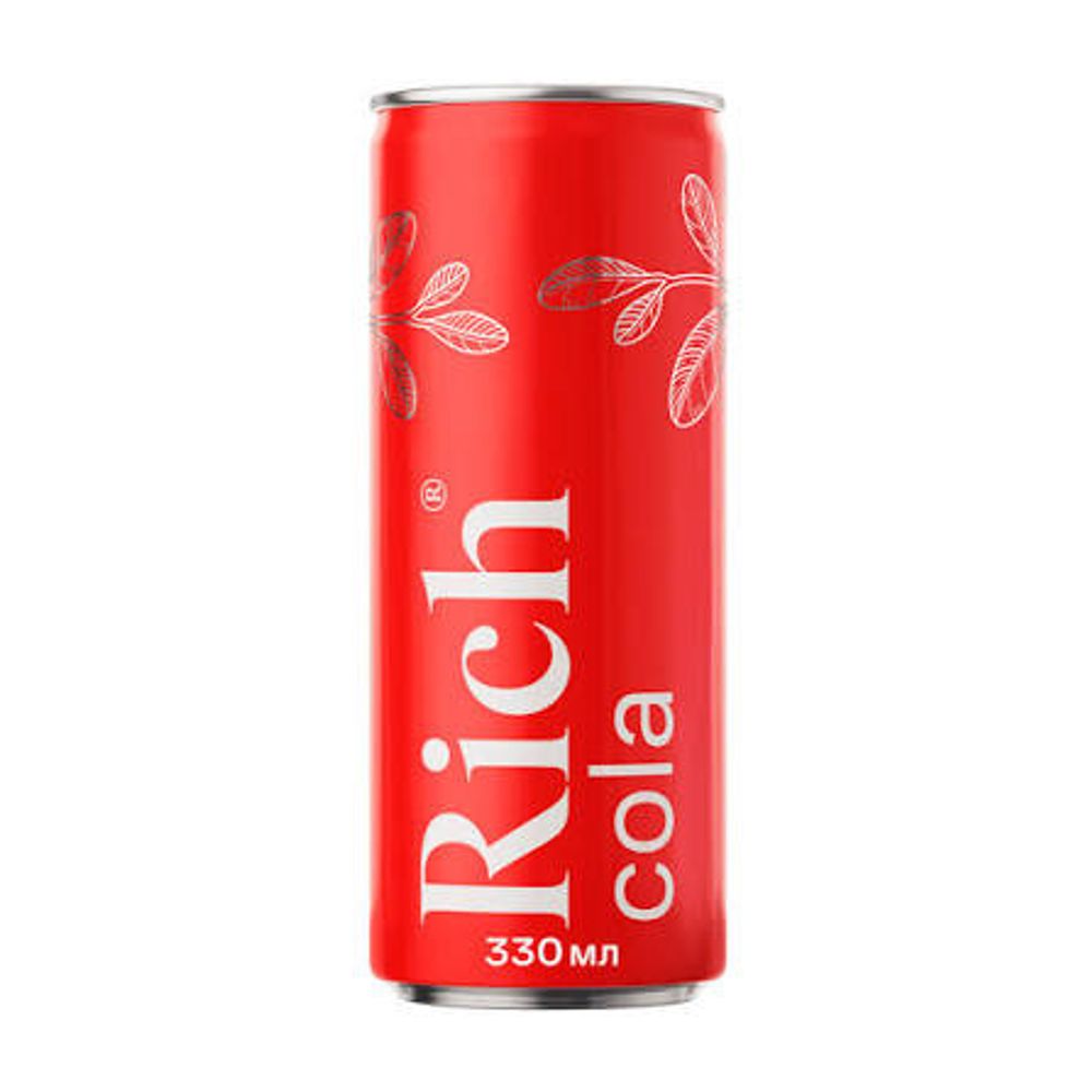 0,33Л ГАЗ НАПИТОК RICH КОЛА Ж/Б