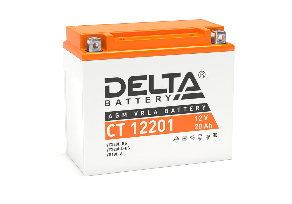 CT 1220.1 Delta Аккумулятор герметичный свинцово-кислотный стартерный