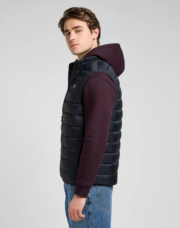 Жилет утепленный мужской LEE STAND COLLAR PUFFER