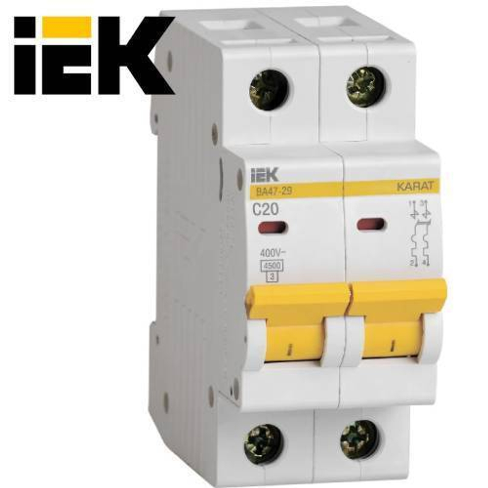 Автоматический выключатель IEK 2-Р 20А