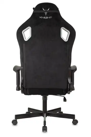 Кресло игровое Knight Outrider LTD черный Light-20 с подголов. крестов. металл