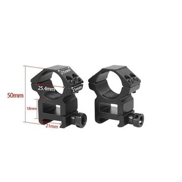 Кольца на Weaver D25,4мм высокие
