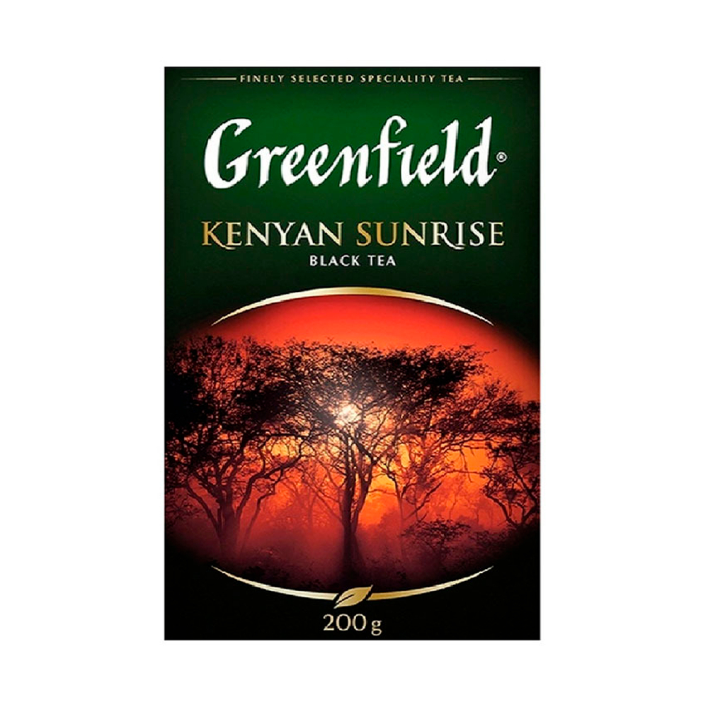 Чай Greenfield Kenyan Sunrise черный листовой, 200 гр.