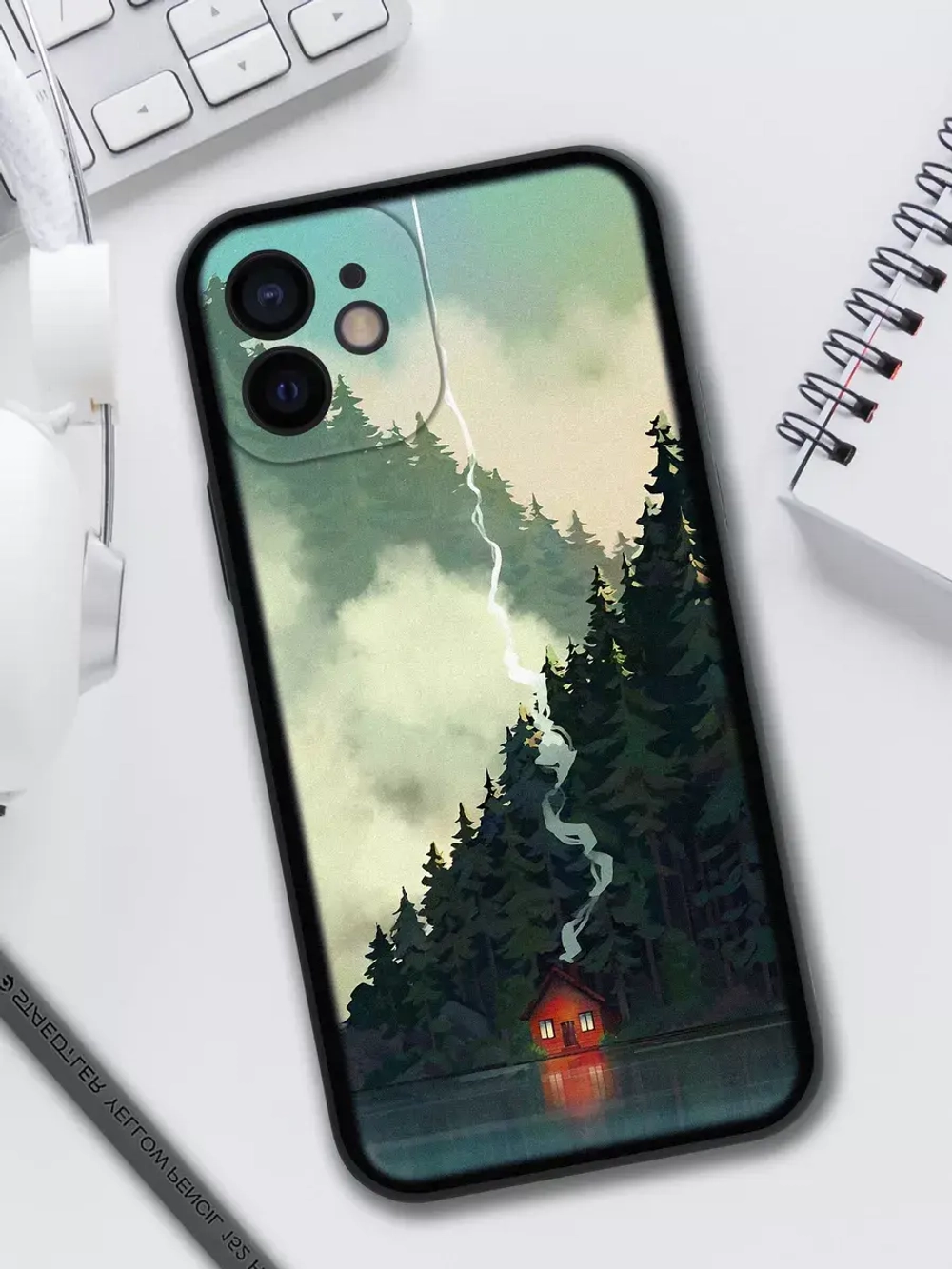 Чехол на iPhone 12 mini с принтом