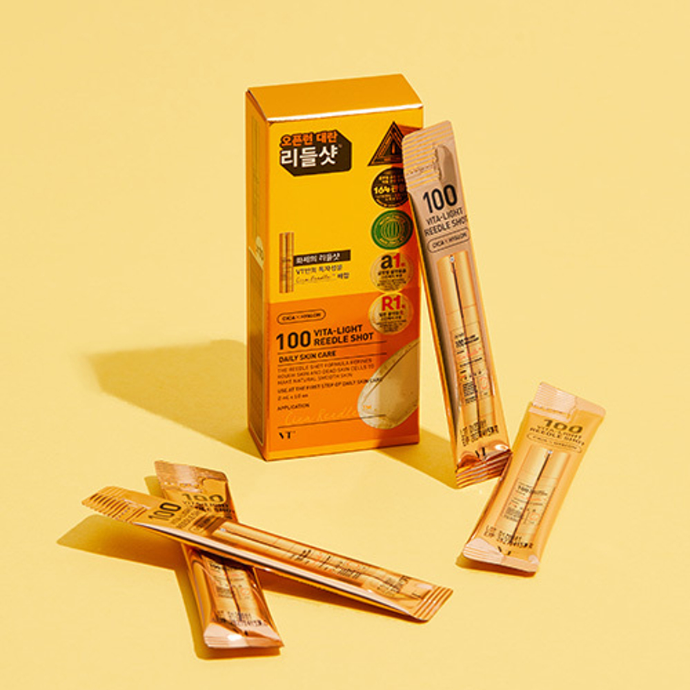 VT Cosmetics Vita-Light Reedle Shot 100 Daily Skin Care 10шт