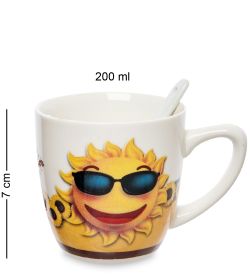 GAEM Art MUG-207/2 Н-р из 2-х кружек в подарочной коробке «Задорное солнышко»