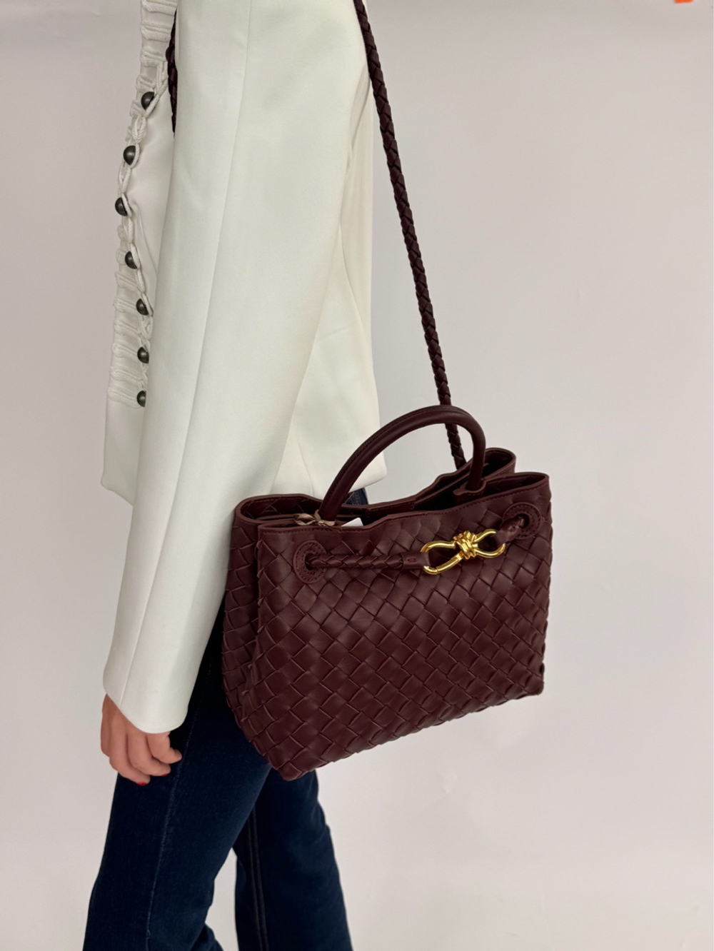 Сумка Intrecciato Knot Tote