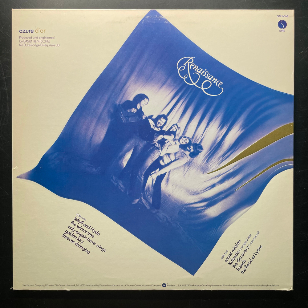 Renaissance – Azure D'or (США 1975г.)