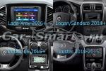 Магнитола для Renault Duster 1, Kaptur, Logan 2, Sandero 2, Nissan Terrano, Lada Largus 2021+, X-Ray (рамка-накладка взамен ШГУ) - Teyes CC3L монитор 9" IPS на Android 10, CarPlay, 4G SIM-слот