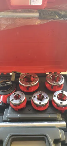 Клупп ручной Ravic RV-360 с набором головок, 3/8″-1 1/4″, 5 шт.