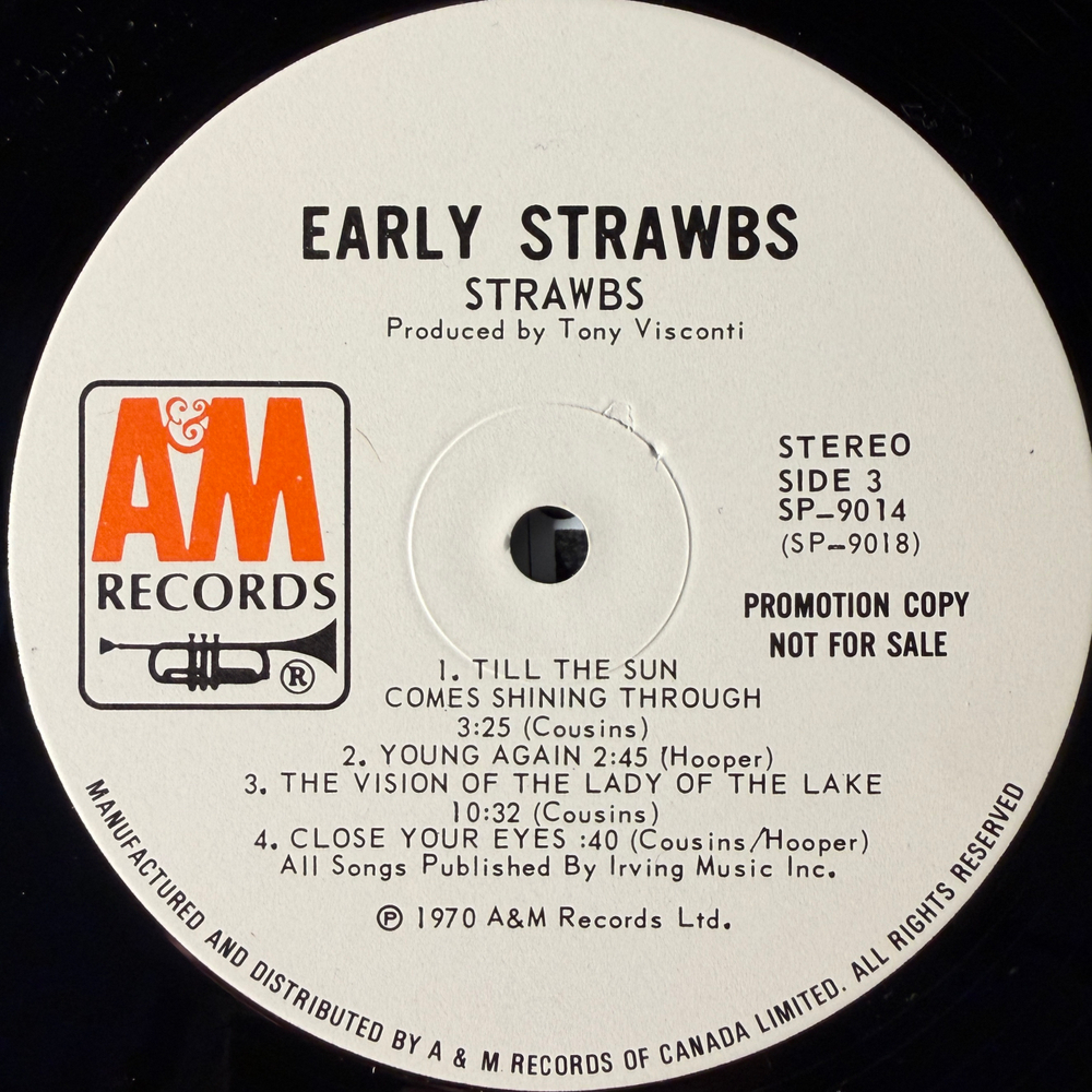 Strawbs ‎– Early Strawbs 2LP (Канада 1974г.) Promo