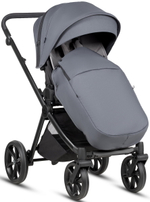 Детская коляска Tutis Mio 3 Plus Essential New 3 в 1 с автокреслом Beno Black 1622103 Dark Grey
