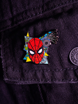 Металлический пин "Spider-Man (2017)"