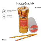 Карандаш ч/г "HappyGraphix. Футбол.Чемпионы. Испания" НВ, (Bruno Visconti)