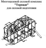 УТК-015 S51 Тренажерный силовой комплекс "Торнадо"
