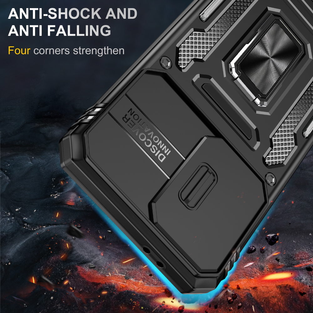 Чехол Safe Case с кольцом и защитой камеры для Samsung Galaxy A56