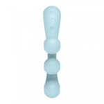 Мультифункциональный вибратор для тройной стимуляции Satisfyer Tri Ball 2 голубой