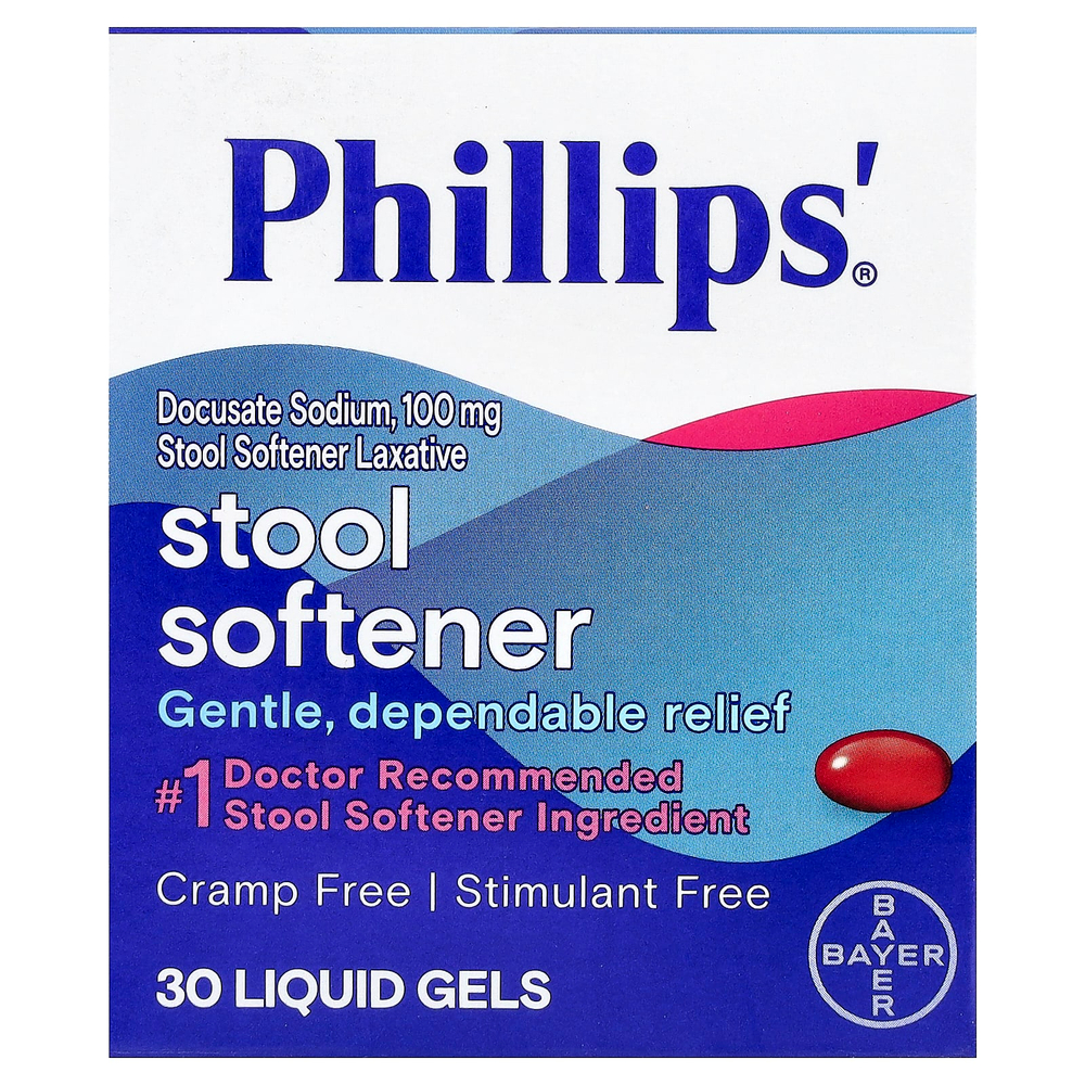 Phillip's, Средство для смягчения стула, 30 жидких гелей