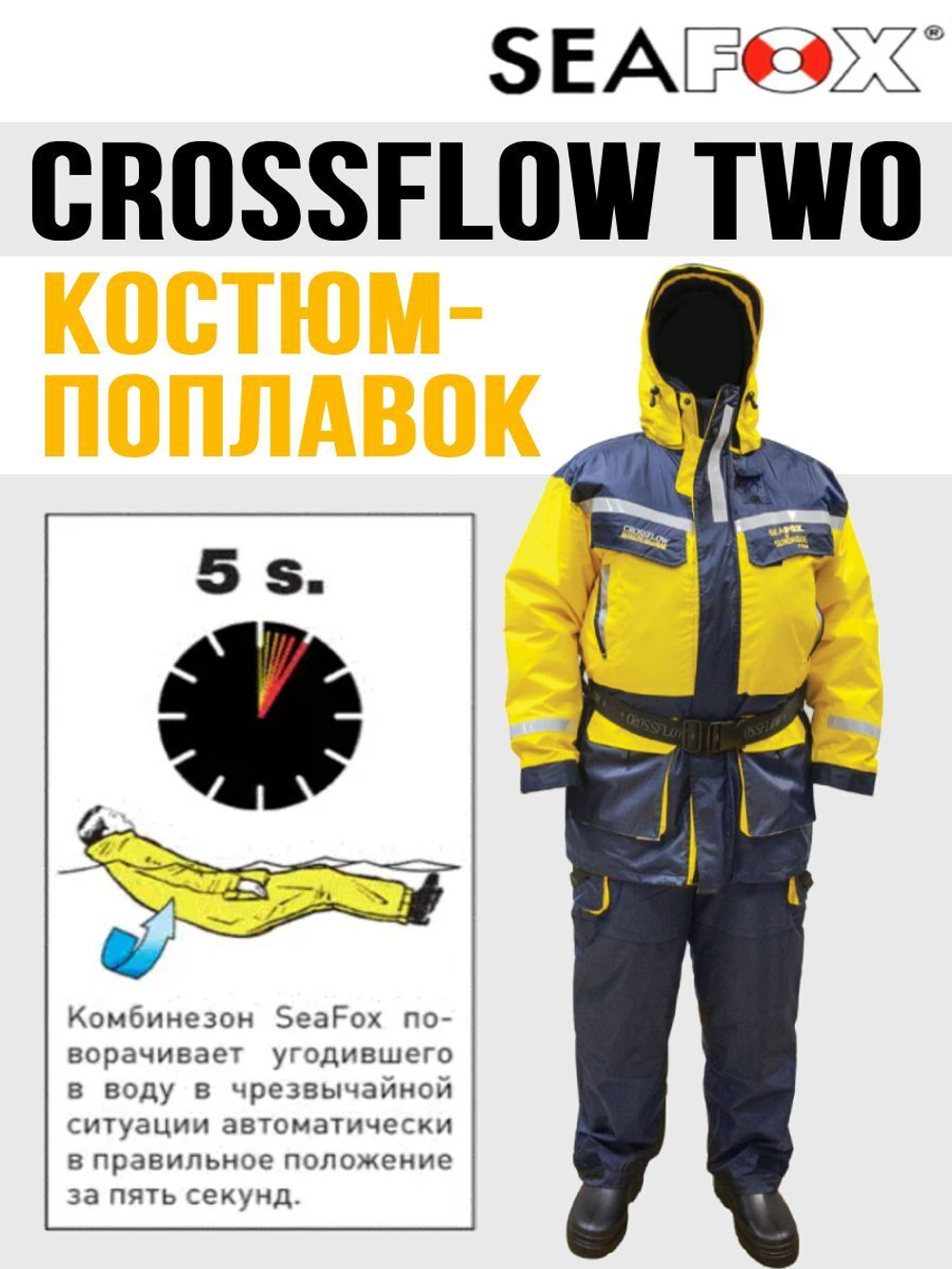Костюм - поплавок CROSSFLOW TWO размер G, 60-62