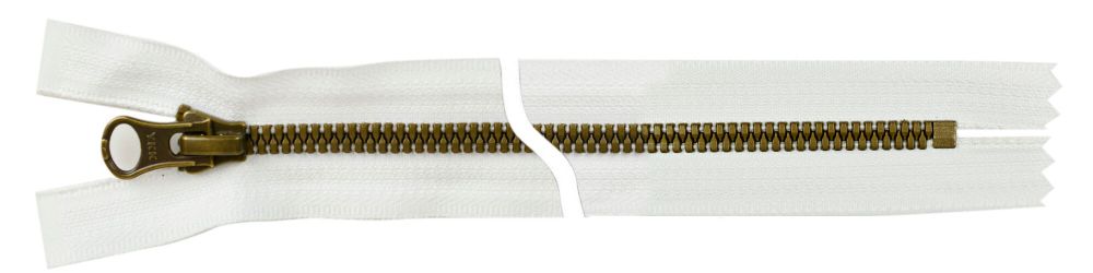 Молния трактор YKK Metalux Т5 (5 мм) 1 зам., разъем., античное золото, 20 см, под металл, 501 gold 20, уп.10 шт Молния трактор YKK Metalux Т5 (5 мм) 1 зам., разъем., античное золото, 20 см, под металл, 501 gold 20, уп.10 шт