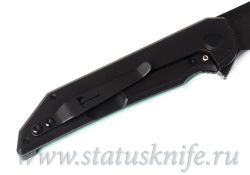 Нож Hoback Radford Titanium Tiffany Blue G10 CPM20CV DLC BWфотография - 4