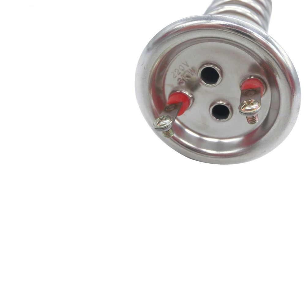 1 шт. 3 кВт, ТЭН из нержавеющей стали, спираль, 14А, 220V, длина 170 мм, диаметр 63 мм, №1