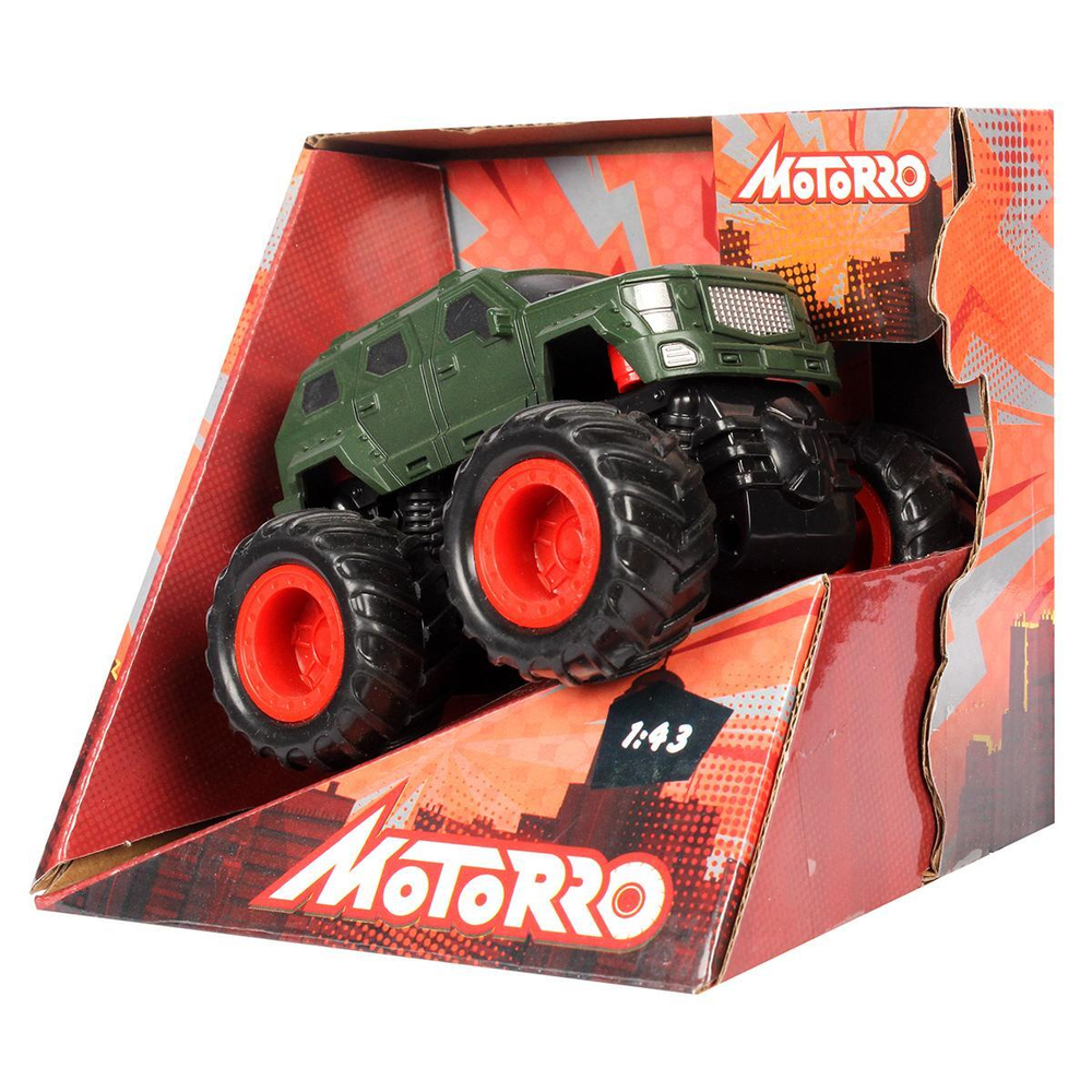 Машина ин. пласт. ТМ "Джип" цв. зеленый (Motorro)