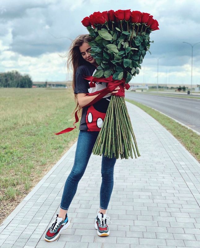 51 роза 130 см #20404 51 роза 130 см #20404
