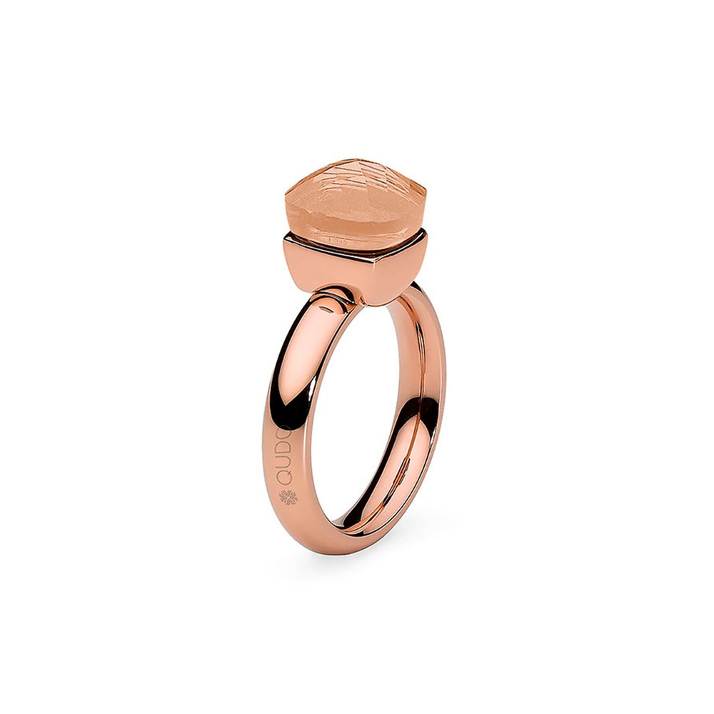 Кольцо Qudo Firenze light peach 18.5 мм 610497/18.5 BR/RG размер 18,5