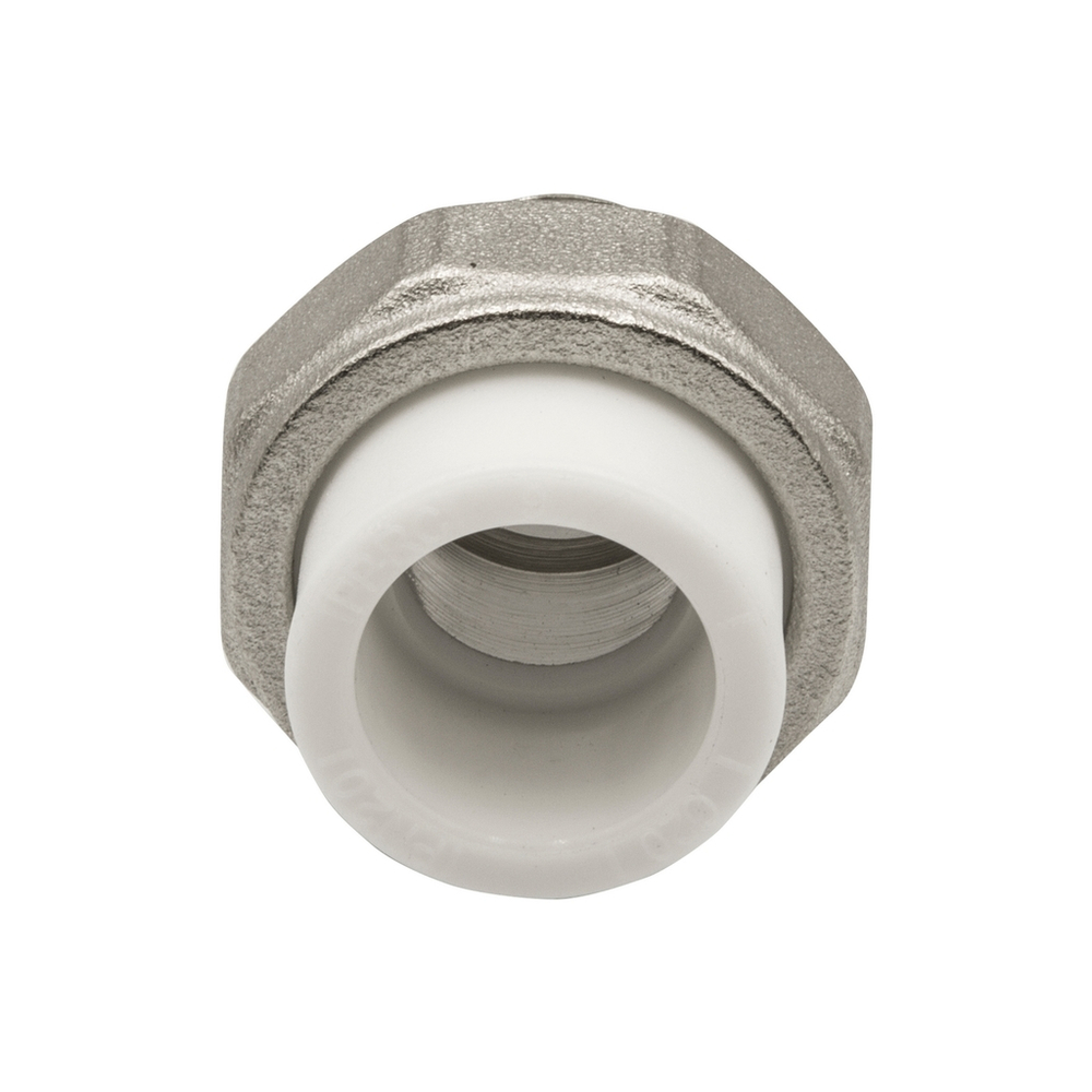 Муфта комб. разъемная, нар 20х1/2" EVER® БЕЛЫЙ штрихкод (Россия)