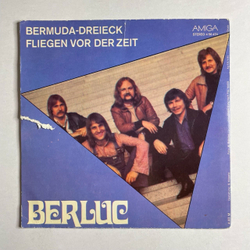 Винтажная виниловая пластинка LP Berluc Bermuda-Dreieck, Fliegen Vor Der Zeit (ГДР 1981) 7 дюймов, 45 RPM, Single