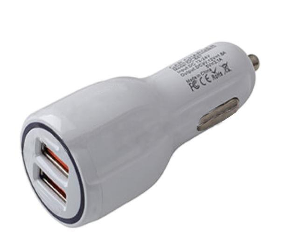 Зарядное устройство AVS 12/24 2 порта UC-123 Quick Charge 3.0 (быстрая зарядка)