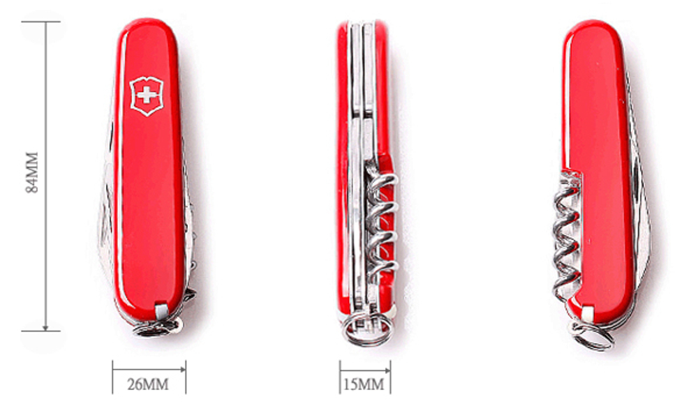 Нож Victorinox Sportsman красный, 0.3803