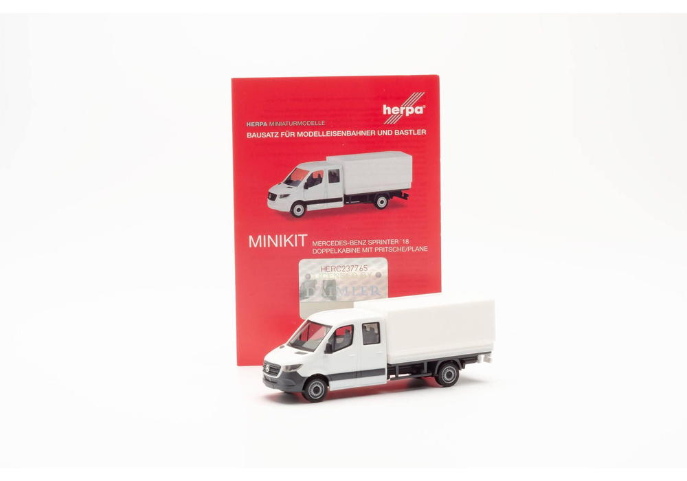 Набор для сборки: Mercedes-Benz Sprinter, двойная кабина, с тентом