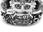 Часы из серебра Great Cross AZW-002BS